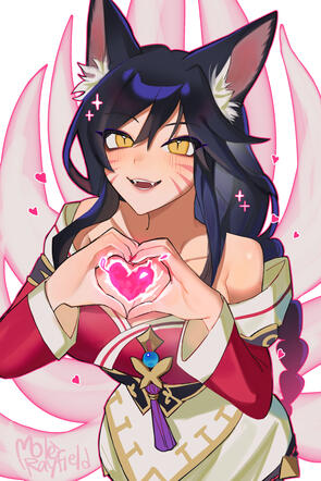 Fan art | Ahri(League of Legends)